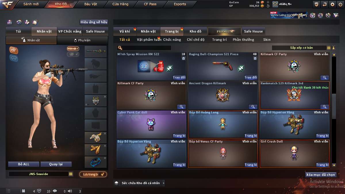 shop acc cf uy tin gia re